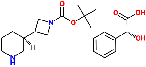 (图片) MC012530 (S)-3-(3-Piperidyl)azetidine-1-Boc, D-(-)-mandelic acid